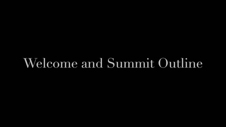 CCE Summit Welcome and Outline