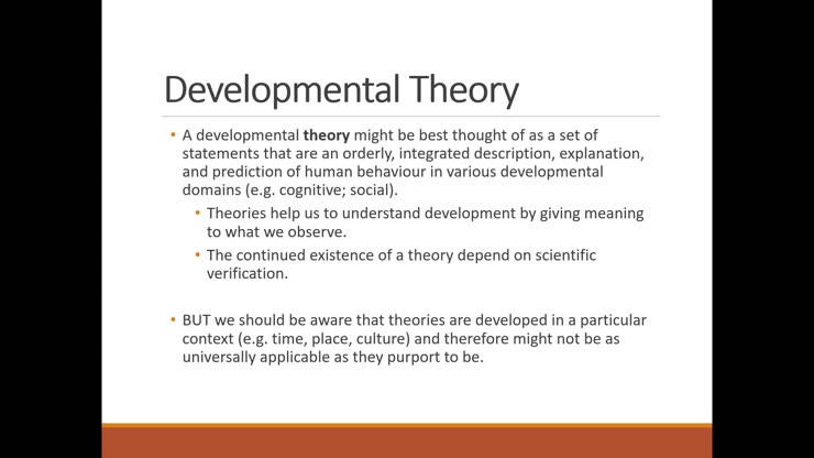 HMDEV100 Western perspectives on lifespan development