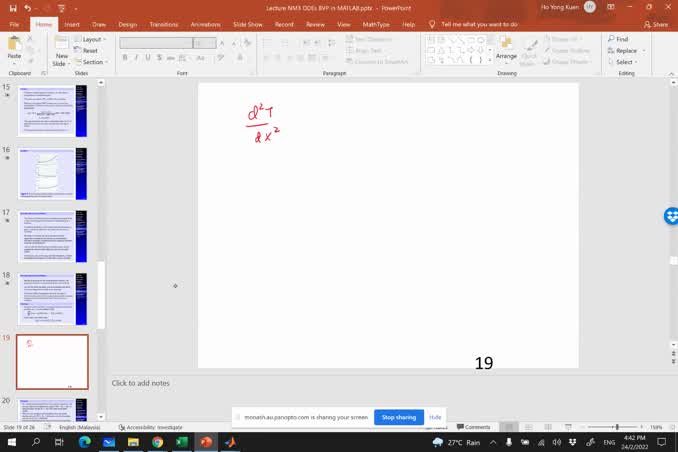 Lecture NM3 Linear Shooting Method - Neumann BC