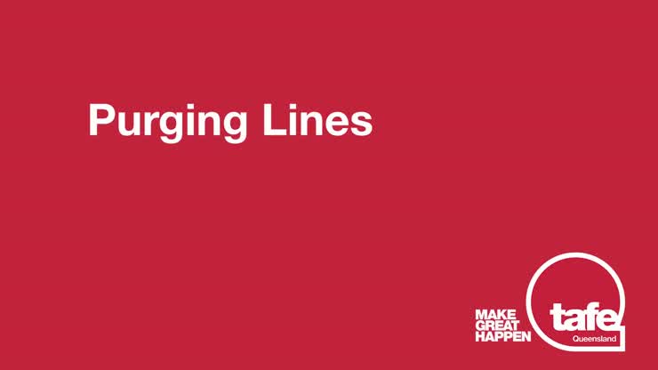 Purging Lines