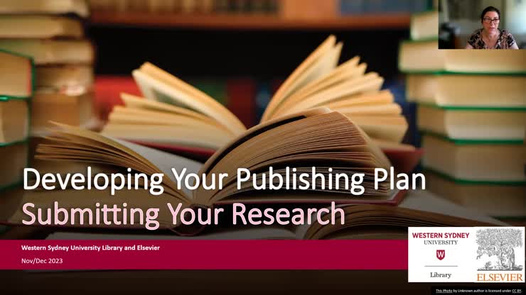 Developing your publishing plan Session 2 video