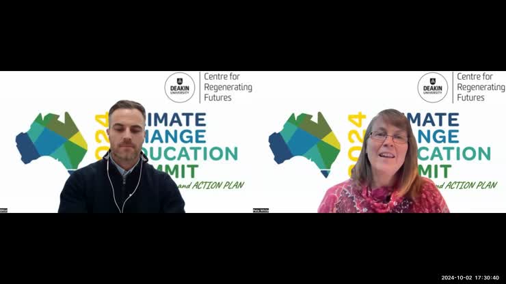 Australian Climate Change Education Summit Speaker Series #13 - Billymo ...